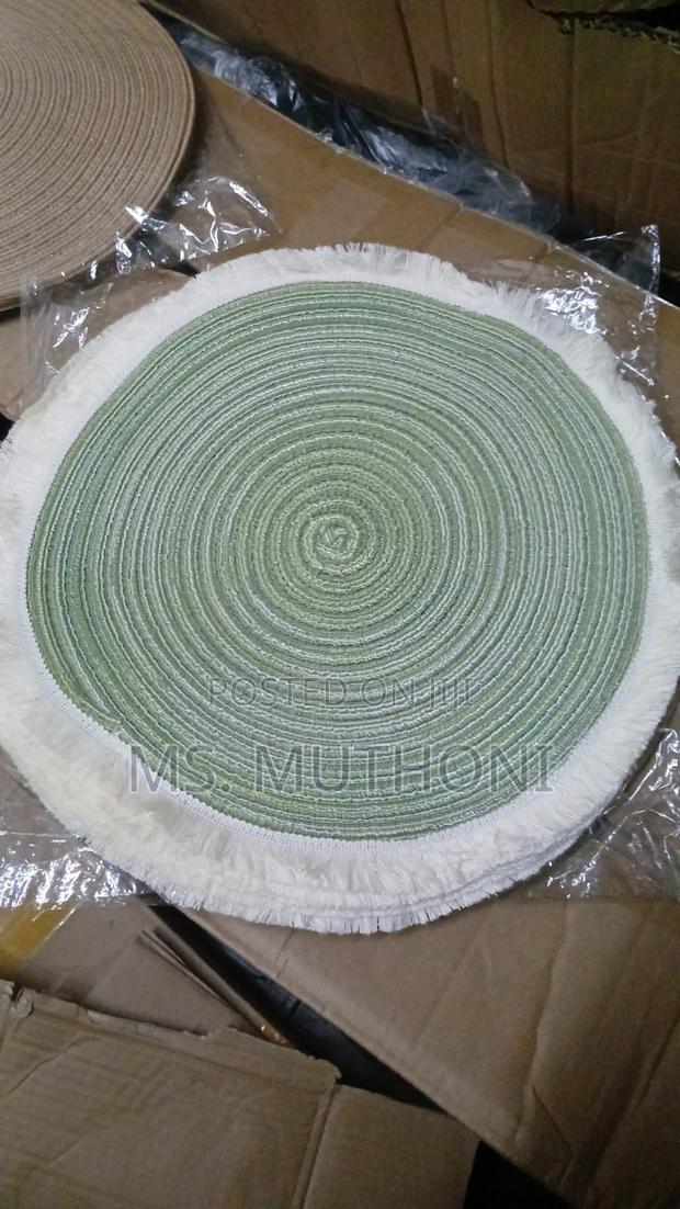 3 PCs Woven Round Braided Placemats - thumbnail 4