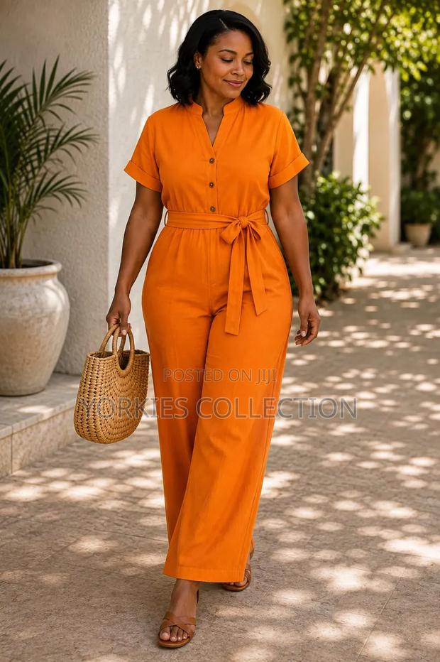 Linen Jumpsuit - thumbnail 2