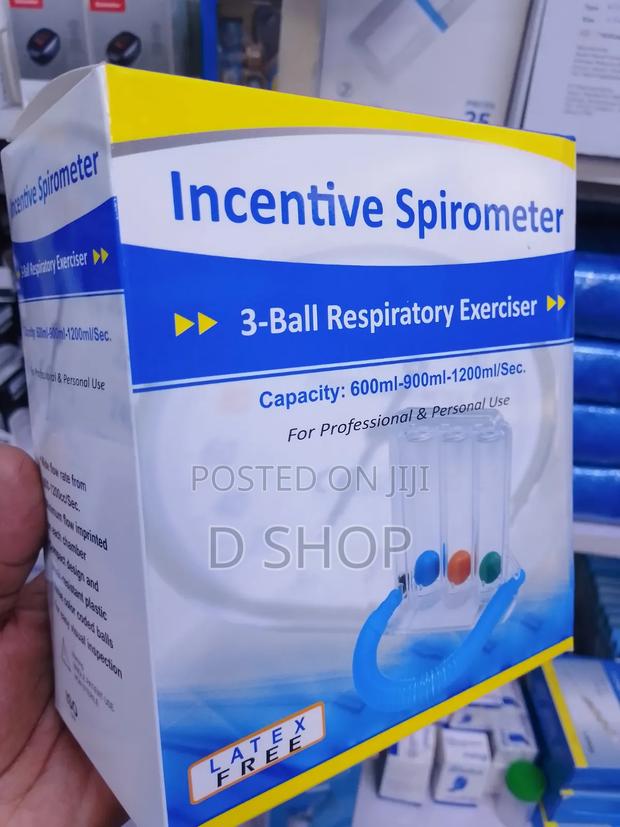 Incentive Spirometer 3 Ball Respiratory Excercissor - main view