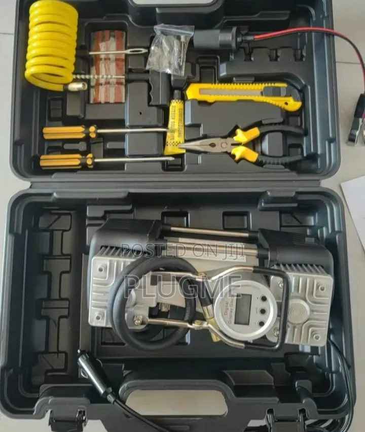 Portable (Digital Gauge) 2-Cylinder Portable Air Compressor