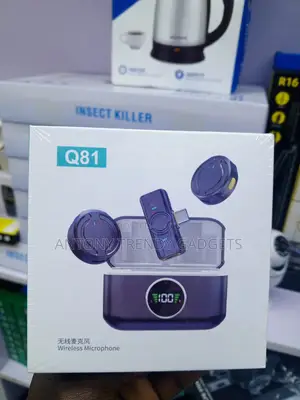 Q81 Wireless Lavalier Microphone With Charging Case
