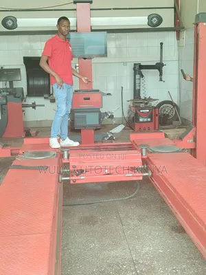 Reduced Uneven Tyre Ware Commercial Wheel Alignment With Carlift Wula