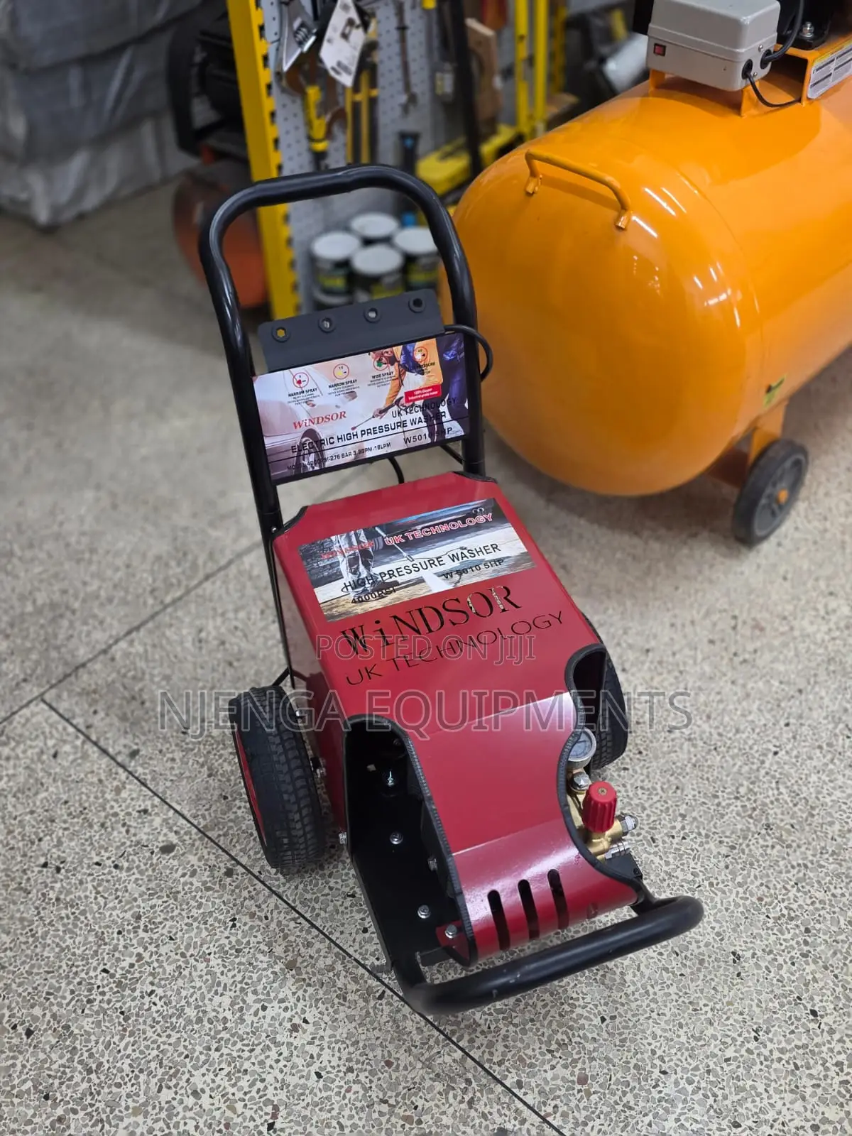 WINDSOR 5HP Heavy Duty Electric High Pressure Washer–278 Bar/4000 PSI
