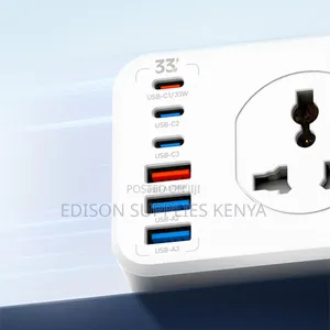 Extension Cable 10 Way 6 USB LDNio Multiplug Power Strip Socket