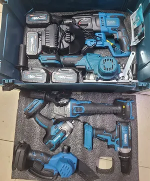 6 in 1 Cordless Combo(Drill,Grinder,impact Wrench,Circular Saw,Rotary