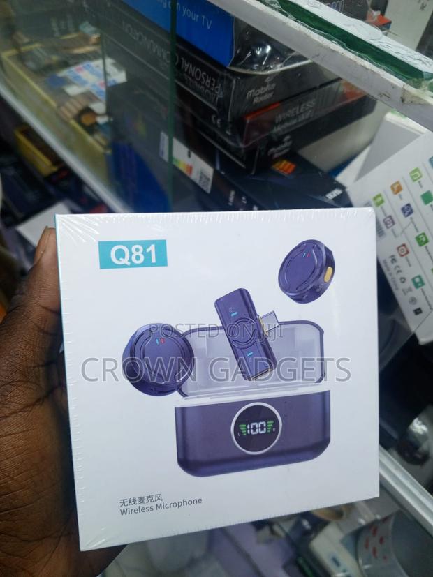 Q81 Rechargeable Wireless Microphone for Vlogs Podcasts - thumbnail 2
