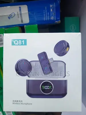 Q81 100ft Wireless Recording Microphone With Noise Reduction