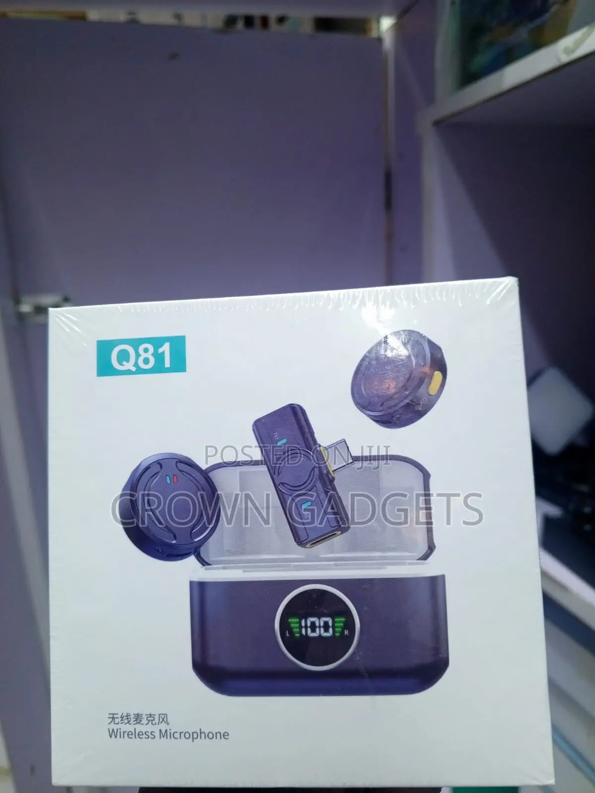 Q81 100ft Wireless Recording Microphone With Noise Reduction