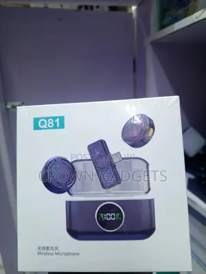 Q81 100ft Wireless Recording Microphone With Noise Reduction