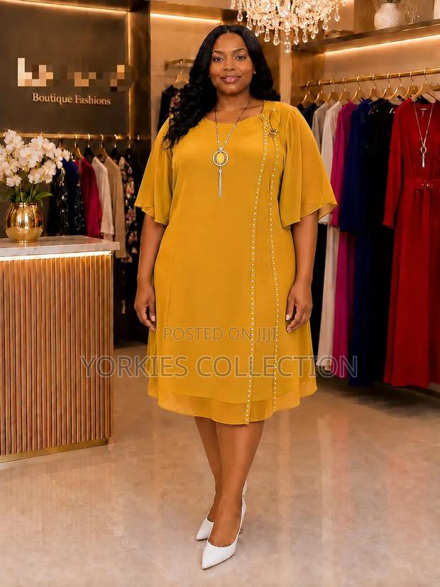 Classic Modest Shift Dress - thumbnail 2