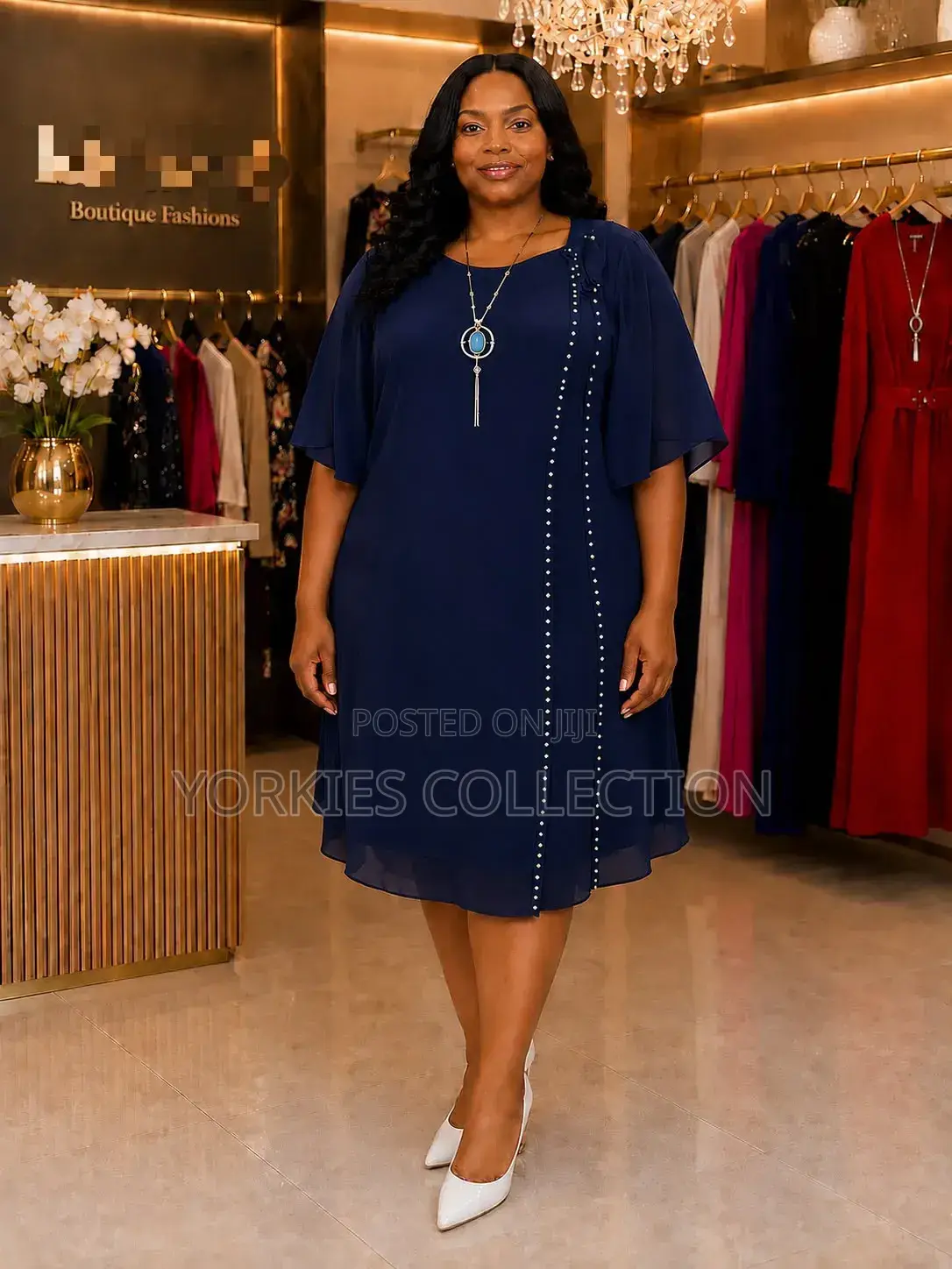 Classic Modest Shift Dress