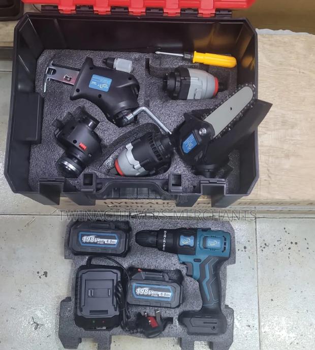 Multi-Functional Cordless Powertool Combo Kit - main view