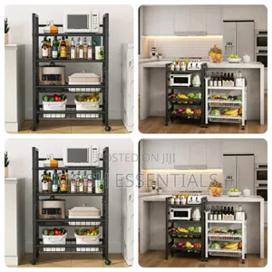 4 Layer Metallic Kitchen Organiser