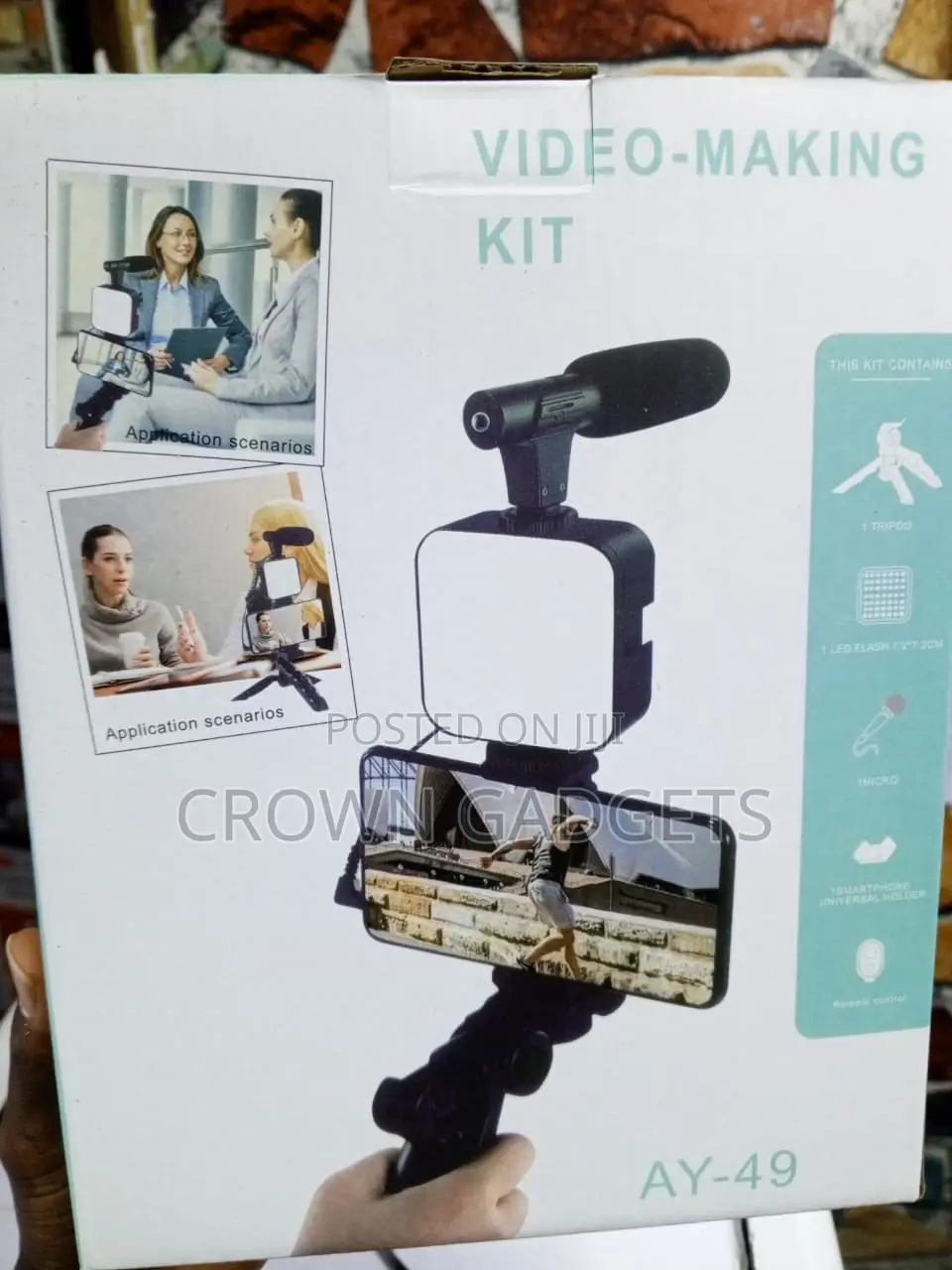 AY-49 Video Making Kit for YouTube, TikTok Live Streaming