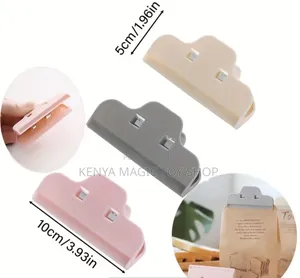 4pcs Plastic Zipper Bag Clip