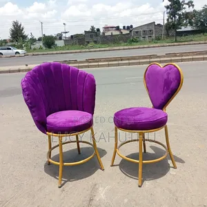 Purple Butterfly Chair and Love Chair Powder Coated