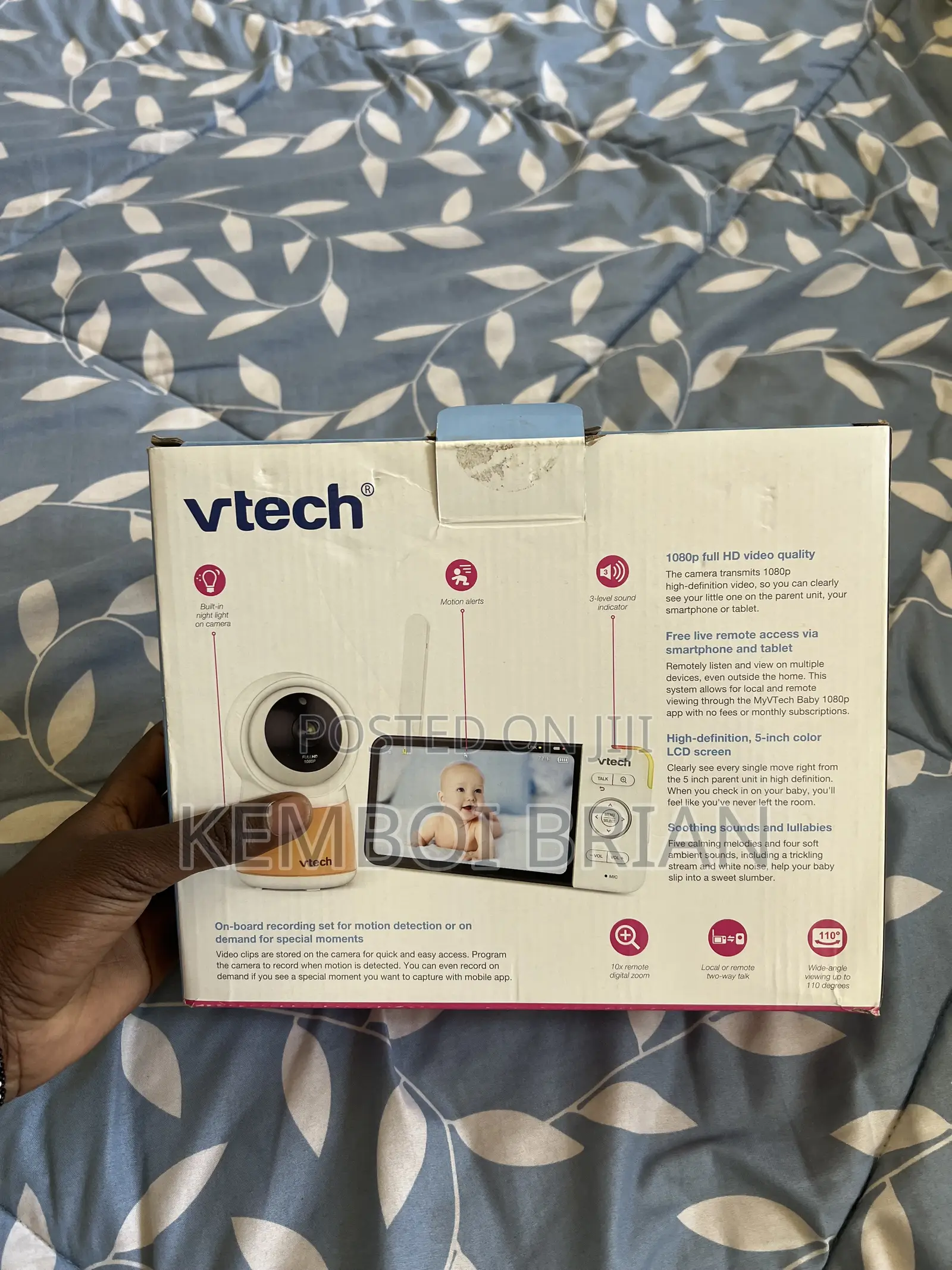 V Tech 5” Smart WIFI 1080p Video Monitor