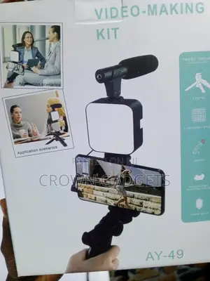 AY-49 Professional Video Recording Kit for Mobile Phones