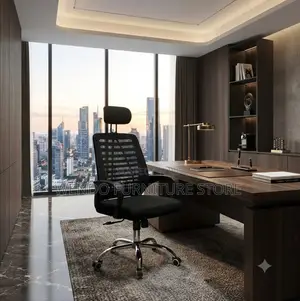 Office Chairs; Ergonomic Swivel Headrest Seat