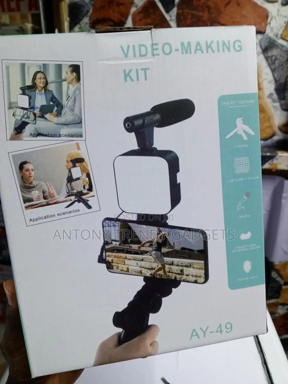 AY-49 Content Creator Kit for YouTube TikTok Videos