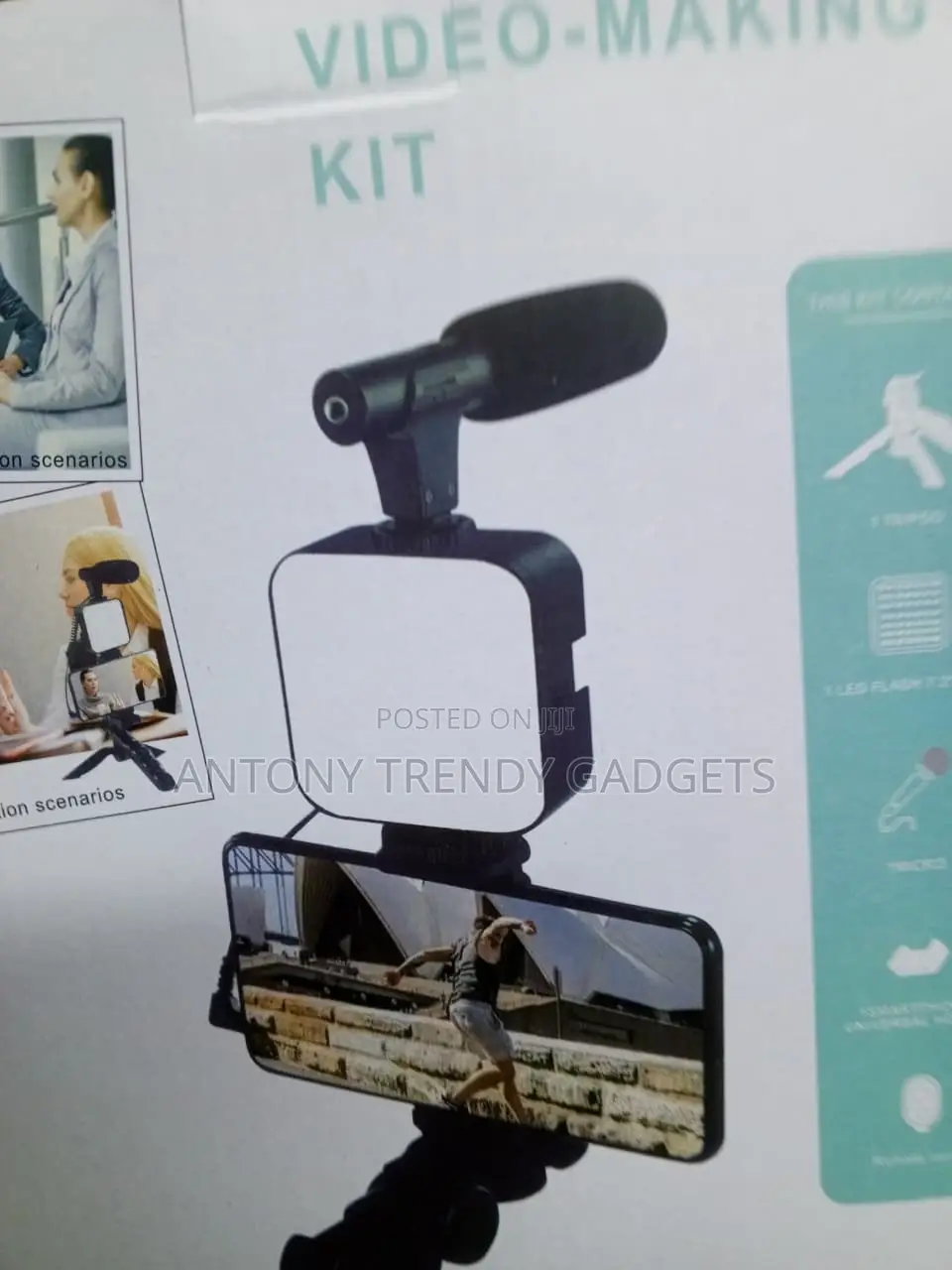 AY-49 Smartphone Video Kit With Tripod Remote Control