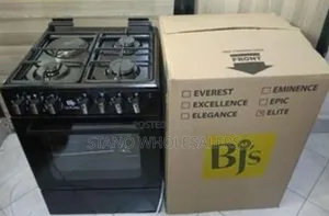 Quality BJS 60 by 60 3gas +1electric Standing Cooker