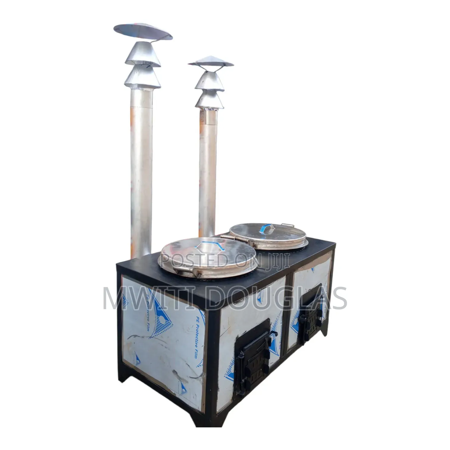 Double-Burner Commercial Energy-Saving Jiko