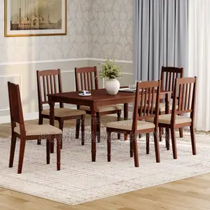 Dining Set; Family Dining Table Set With Padded Chairs