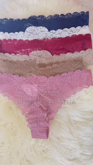Title Women's Floral Lace Thong Panties | Soft, Stretchy Comfortable