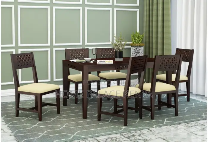 Dining Set; Family Dining Table Set With Padded Chairs