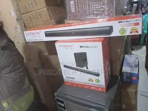 Vitron Bluetooth Soundbar With Wireless Subwoofer – 17000W PMPO