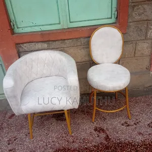 White Stylish Chairs With Love Chair Powder Coated