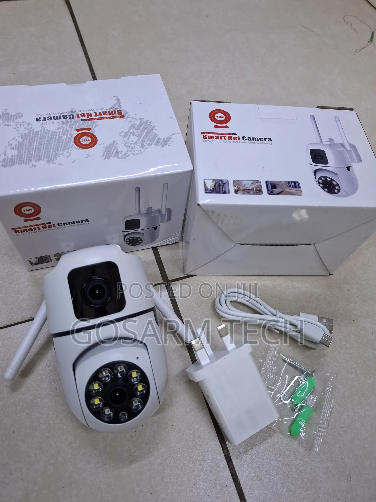 Wireless Wall Mounted 4MP Dual Lens Bulb CCTV Camera – V380 Pro