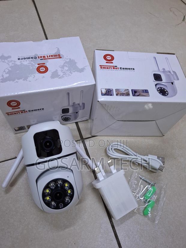Wireless Wall Mounted 4MP Dual Lens Bulb CCTV Camera – V380 Pro - main view