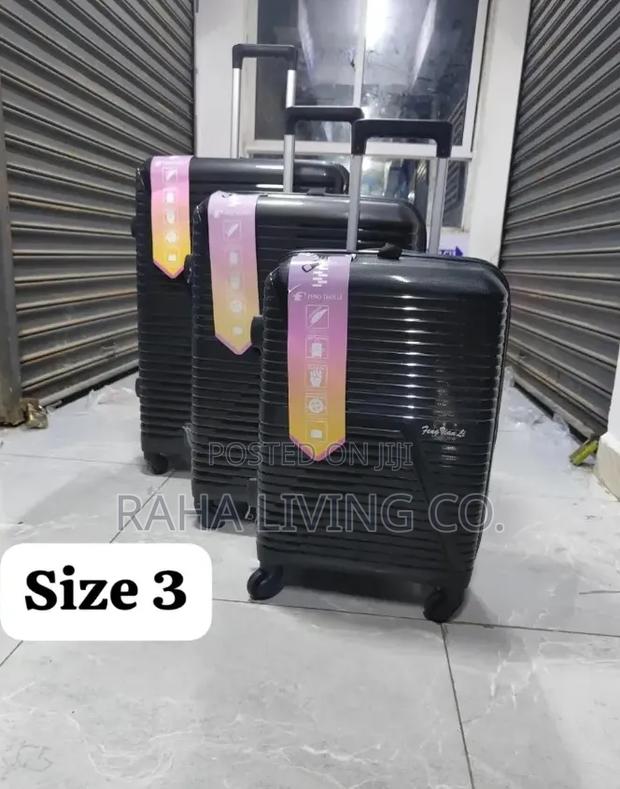 3pc PP Unbreakable Suitcase Set | Size 3 | 360 Wheels