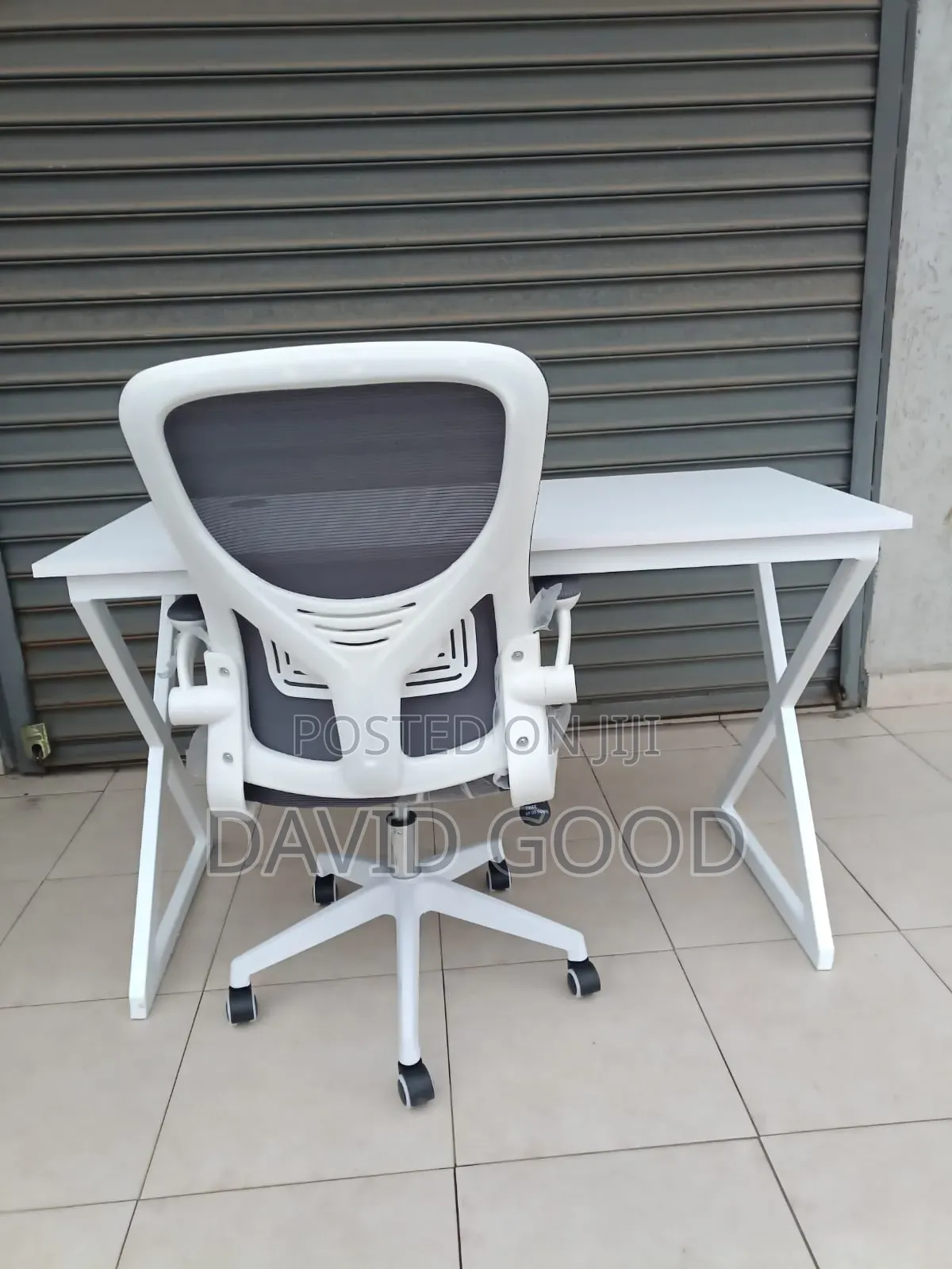 White Orthopedic Chair and a Table