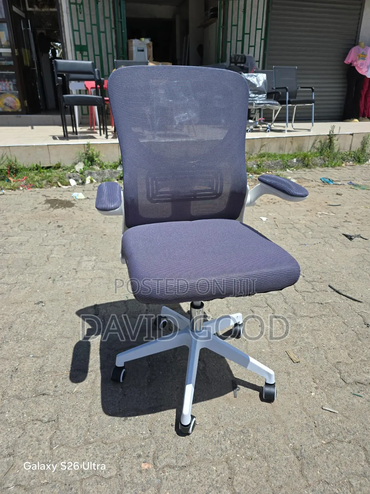 White Orthopedic Chair and a Table