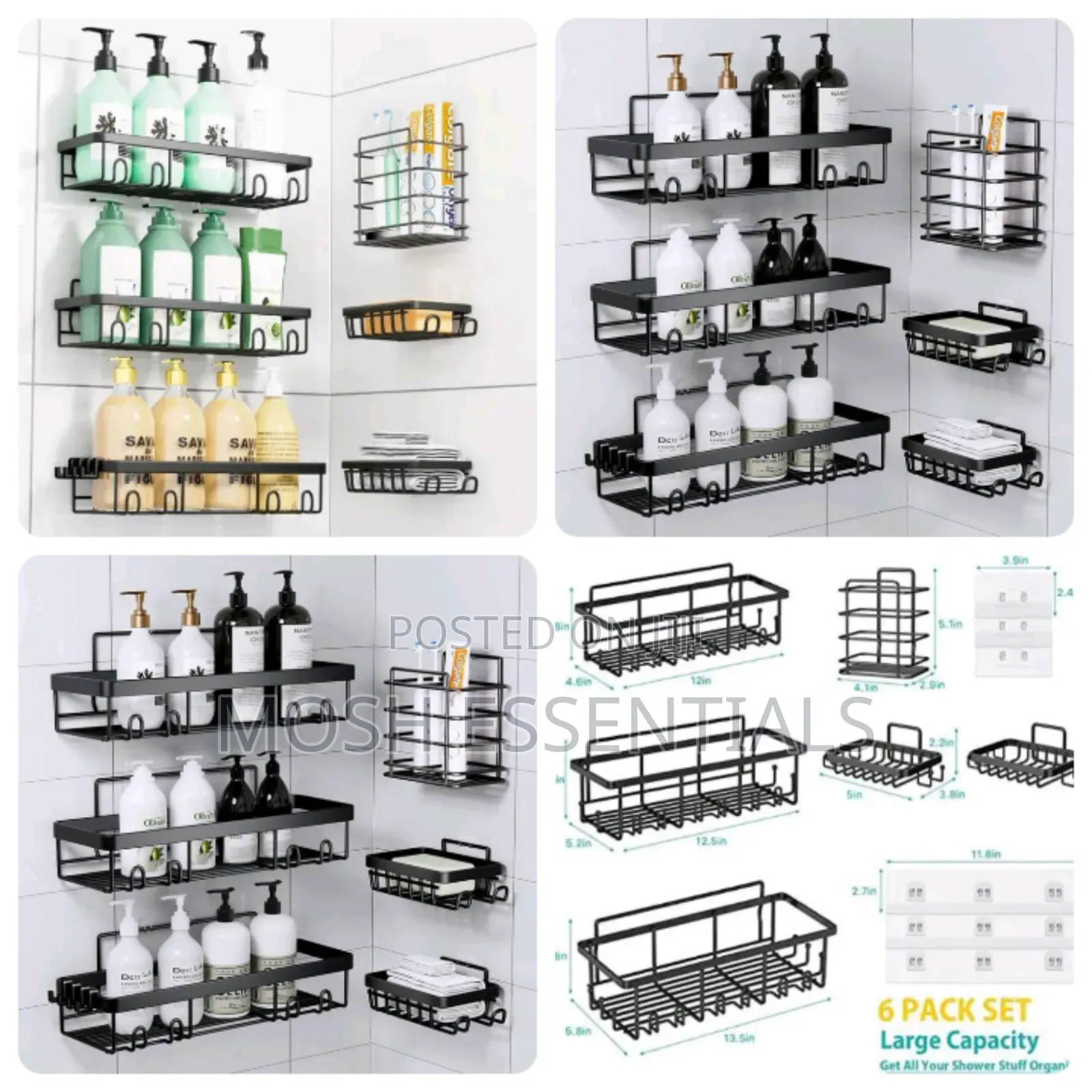 5pcs Shower Caddy Set