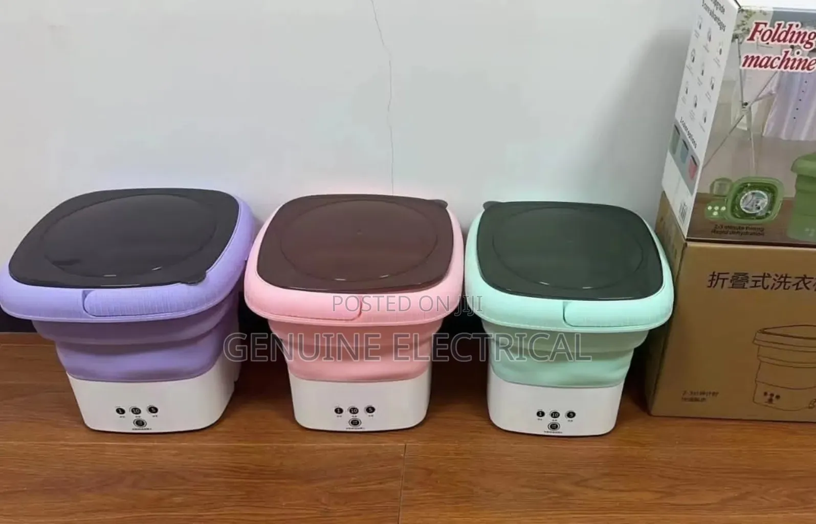 New 6 Litres Foldable Washing Machine for Clothes With Dryer Bucket