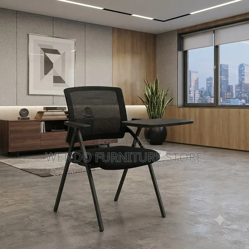 Office Chairs; Plastic Foldable Office Meeting Seats With Pad