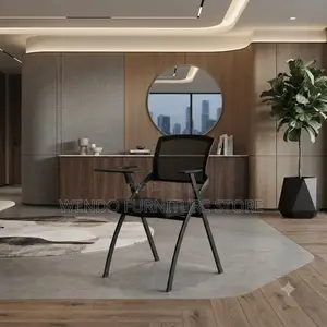 Office Chairs; Plastic Foldable Office Meeting Seats With Pad