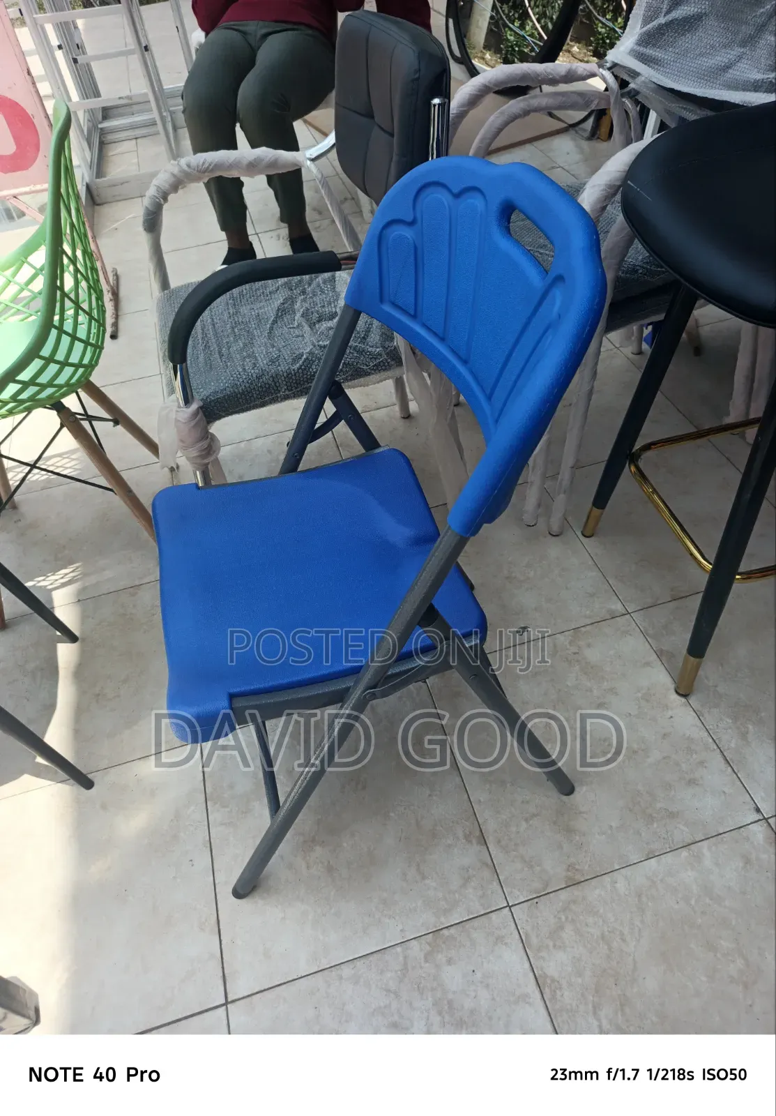 Fordable Chair White