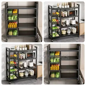 Heavy Duty Metallic Kitchen Organiser Rack