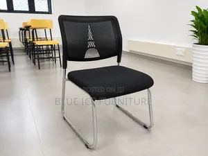 Office Chair;Modern Office Guest Chair With Chrome Sled Base