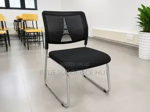 Office Chair;Modern Office Guest Chair With Chrome Sled Base