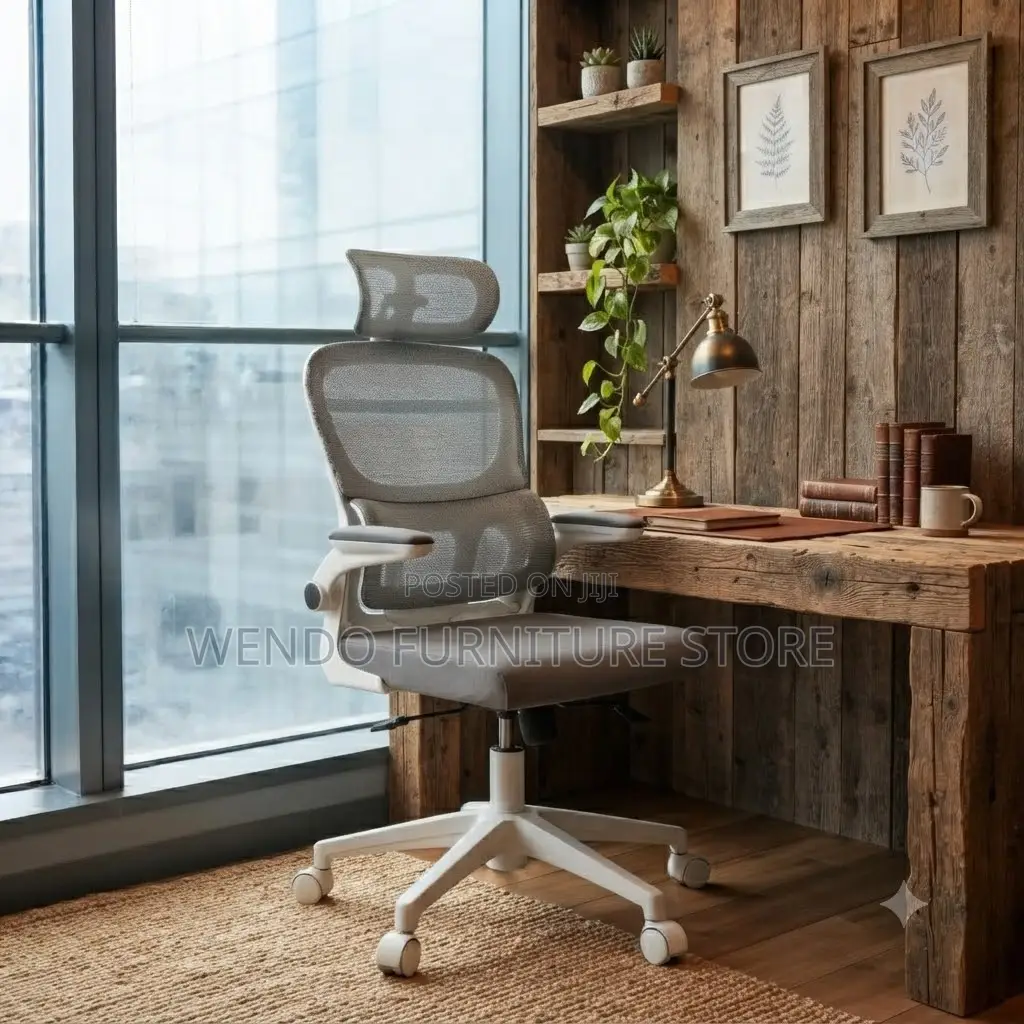 Office Chairs; Fabric Orthopedic Swivel 360 Office Seat