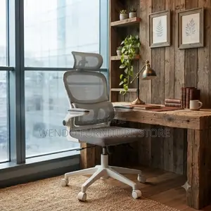 Office Chairs; Fabric Orthopedic Swivel 360 Office Seat