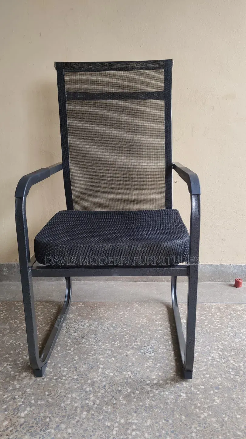 Modern Mesh Visitor Chair With Memory Foam Seat Cushion