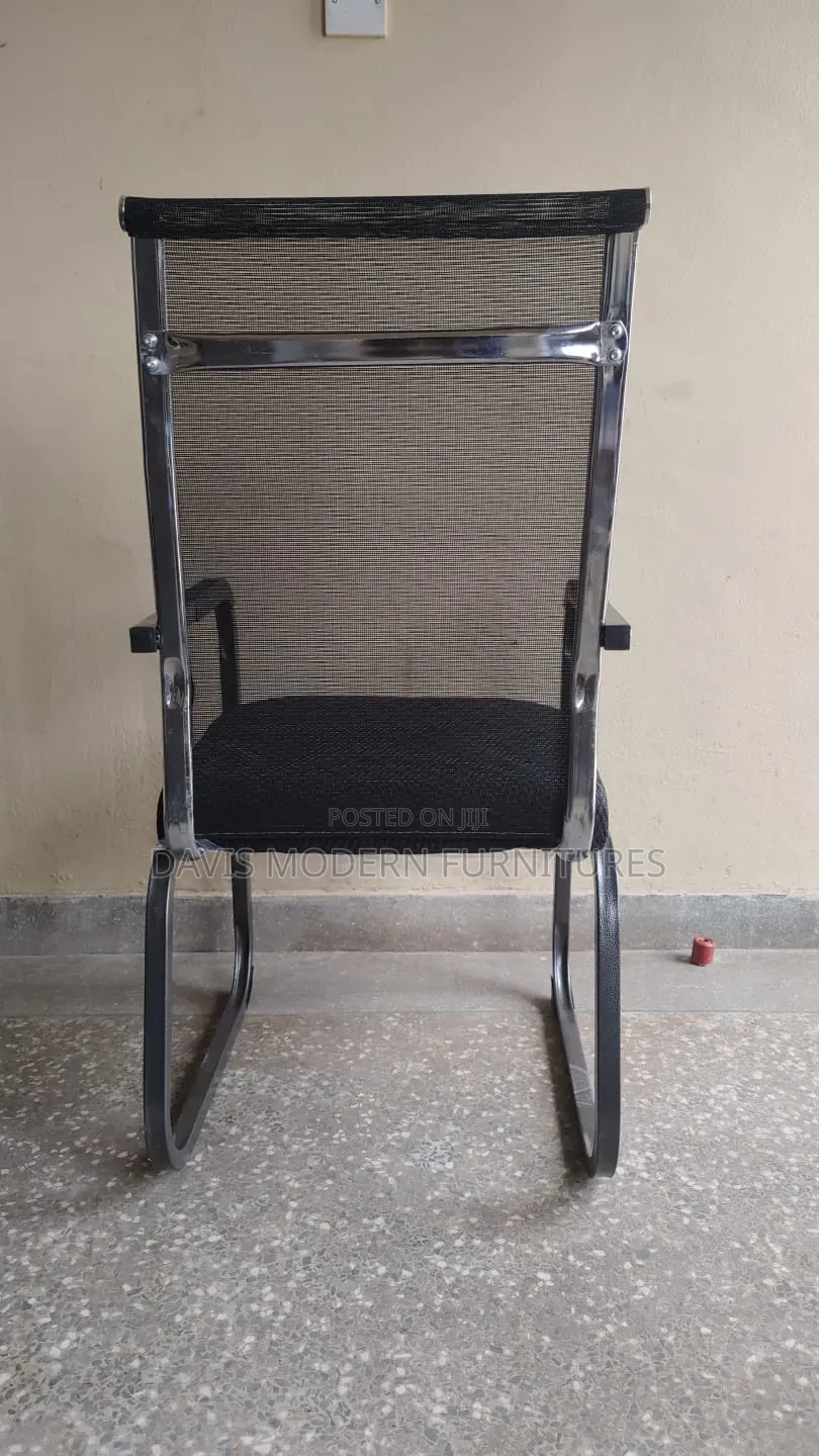 Modern Mesh Visitor Chair With Memory Foam Seat Cushion