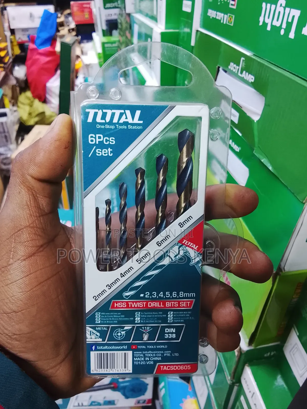 TOTAL HSS Twist Drill Bits Set (6 Pieces)